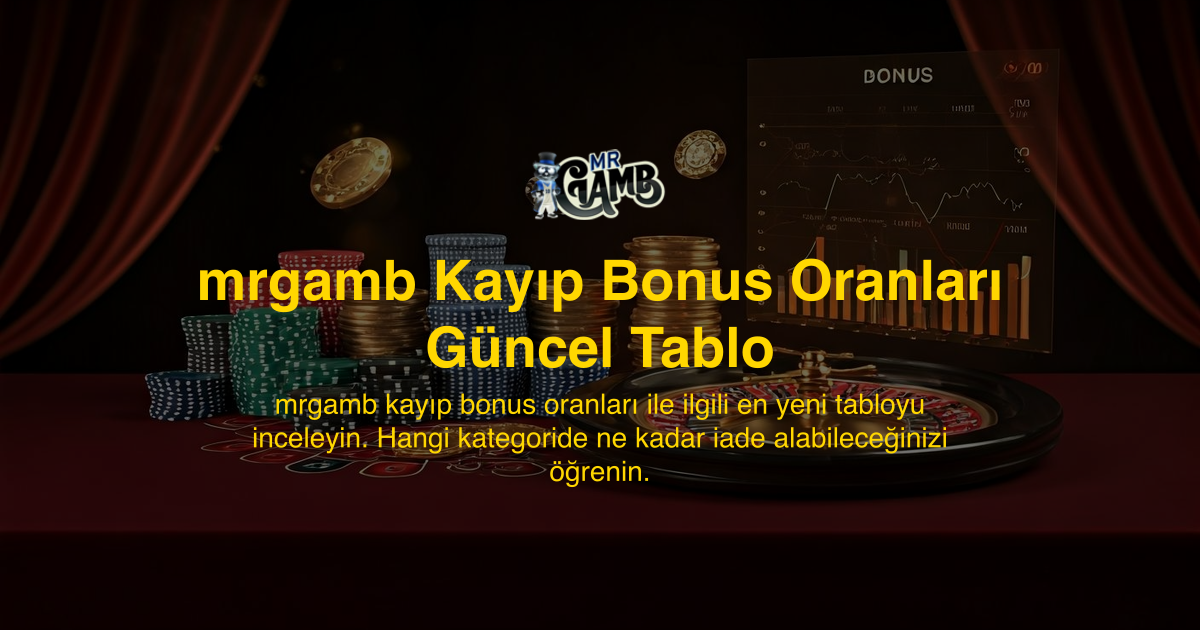 mrgamb Kayıp Bonus Oranları Güncel Tablo